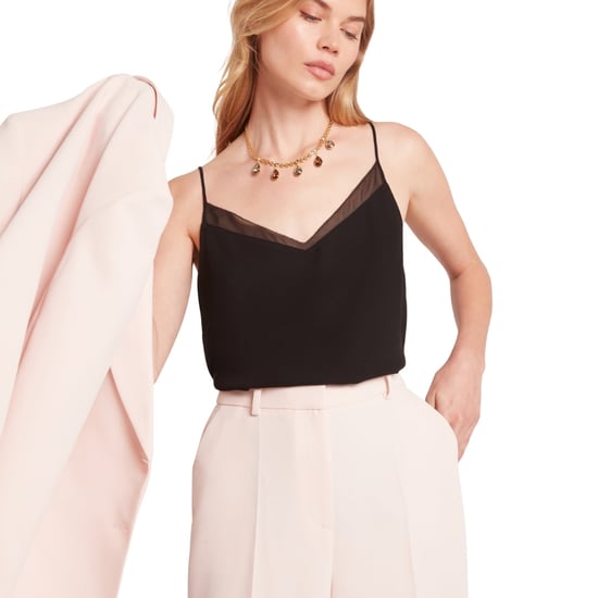 Ted Baker Luleå Chiffong Insats Svart Cami Topp - Image 3
