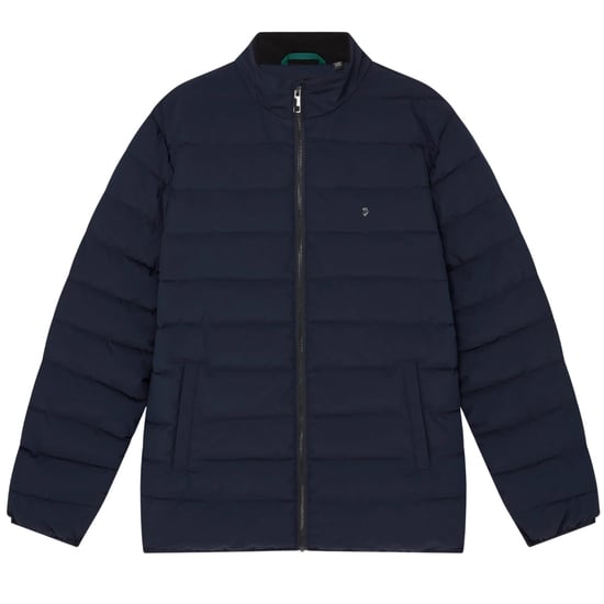 Ted Baker Quilted Lightweight Navy Blue Jacket - Image 1