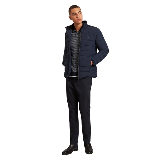 Ted Baker Quilted Lightweight Navy Blue Jacket - Image 6