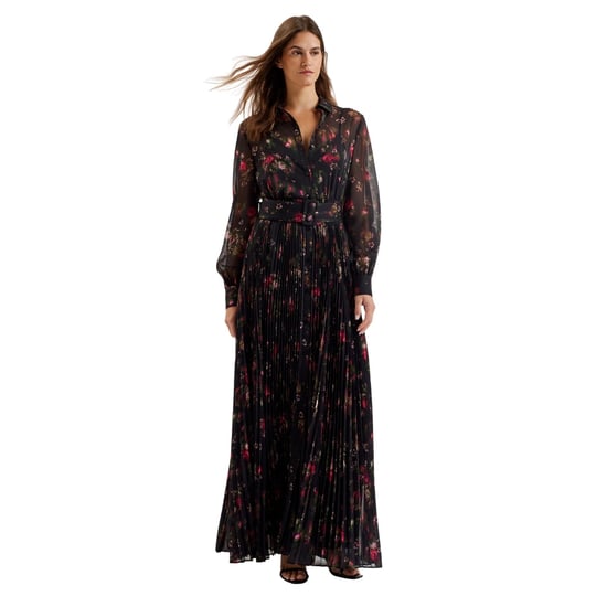Ted Baker Ceiba Printed Maxi Shirt Black Dress - Image 2