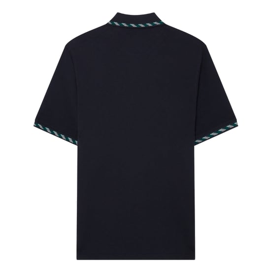 Ted Baker Ss House Check Jacquard Navy Polo Shirt - Image 2