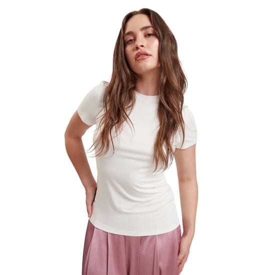 Ted Baker Getailleerd T-shirt Met Print In Ivoorkleur - Image 4