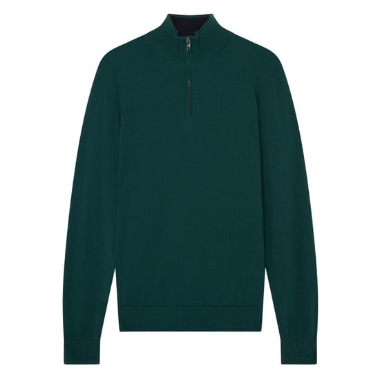 Ted Baker Artiss Core Dark Green Quarter Zip - Image 1