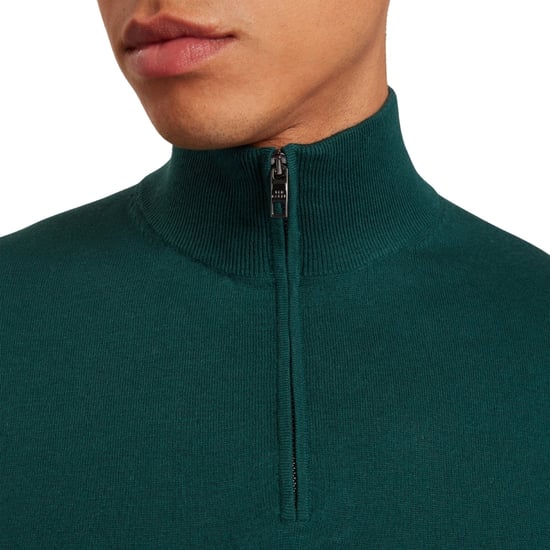 Ted Baker Artiss Core Dark Green Quarter Zip - Image 5