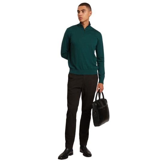 Ted Baker Artiss Core Dark Green Quarter Zip - Image 6