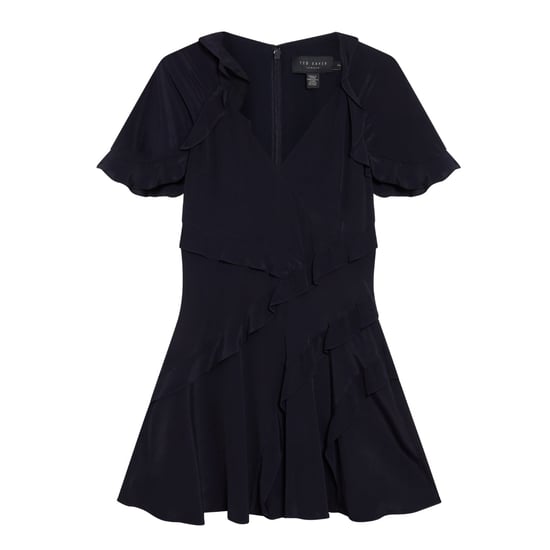 Ted Baker Jojii Mini-jurk Met Ruches In Marineblauw - Image 1