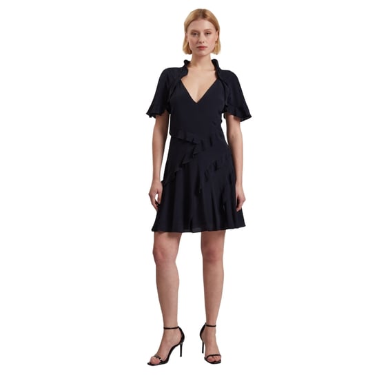 Ted Baker Jojii Mini-jurk Met Ruches In Marineblauw - Image 2