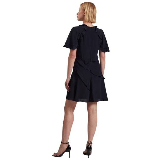 Ted Baker Jojii Mini-jurk Met Ruches In Marineblauw - Image 3