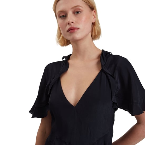Ted Baker Jojii Mini-jurk Met Ruches In Marineblauw - Image 4