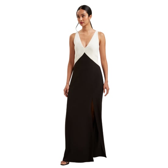 Ted Baker Sucre Contrast Paneling Midi Black Dress - Image 2