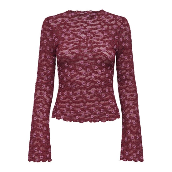Only Onllollie l/s lace top cs jrs - Image 1