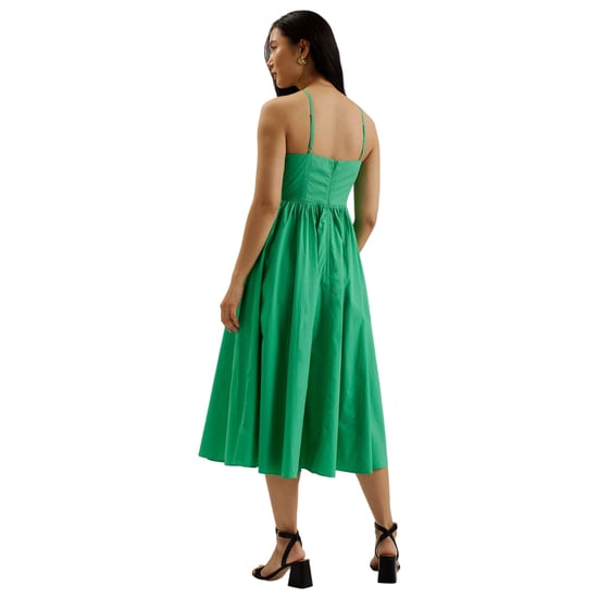 Ted Baker Vari Halterneck A-lijn Groene Midi-jurk - Image 3
