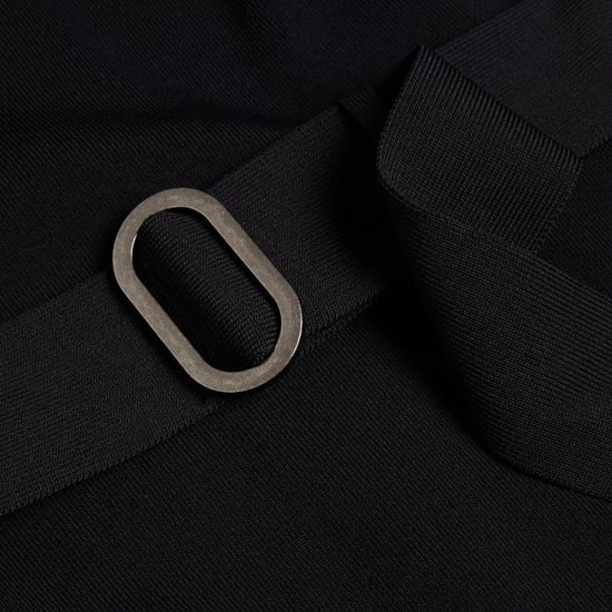 Ted Baker Samalee Stickad Flippy Kjol Midi Svart Klänning - Image 5