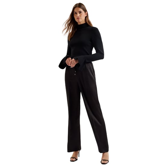 Ted Baker Umaibo Satijnen Joggingbroek Met Wijde Pijpen, Zwart - Image 2