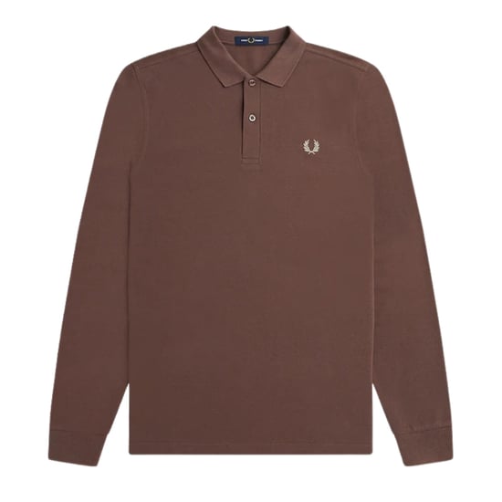 Fred Perry Brick Long Sleeve Classic Polo Shirt - Image 1