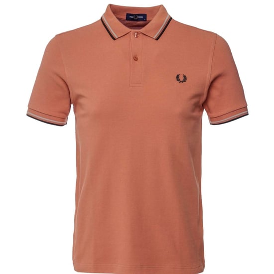 Fred Perry Twin Tipped Rust Polo Shirt - Image 1