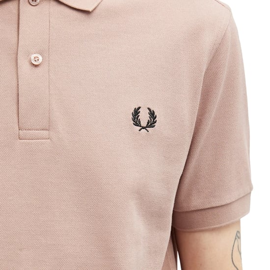 Fred Perry Classic Dark Pink Polo Shirt - Image 4