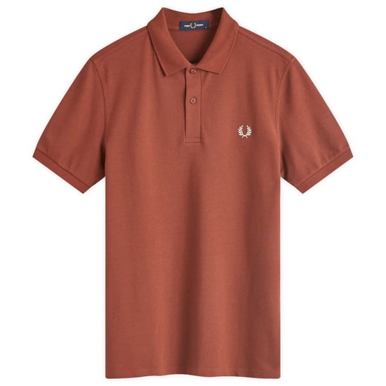 Fred Perry Klassisk Whisky Brun Pikétröja - Image 1