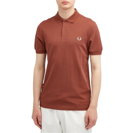 Fred Perry Klassisk Whisky Brun Pikétröja - Image 2