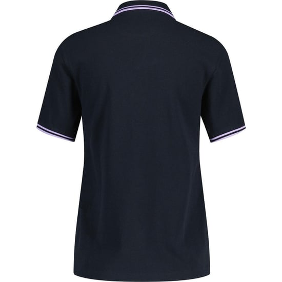 Fred Perry G3600 Retro Polo Shirt Met Dubbele Bies In Marineblauw - Image 2