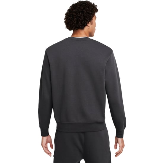 Nike Air Crew Neck Fleece Sweatshirt In Donkergrijs - Image 4