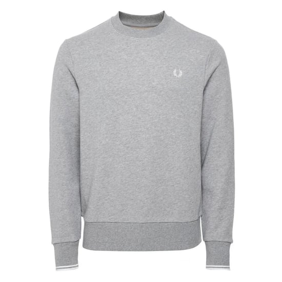 Fred Perry Trui Met Ronde Hals En Stalen Gemêleerde Details - Image 1
