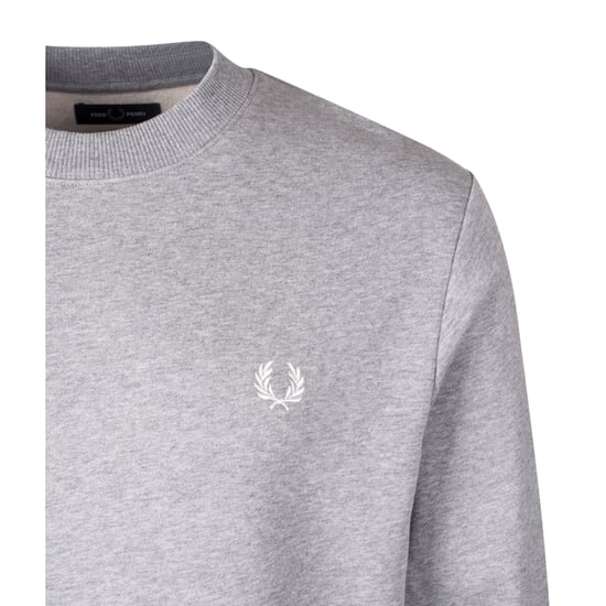 Fred Perry Trui Met Ronde Hals En Stalen Gemêleerde Details - Image 3