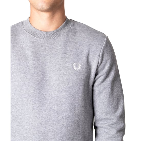 Fred Perry Trui Met Ronde Hals En Stalen Gemêleerde Details - Image 6