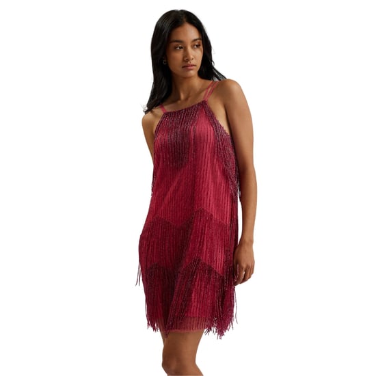 Ted Baker Diveria Pink Mini Dress With Tassels - Image 2