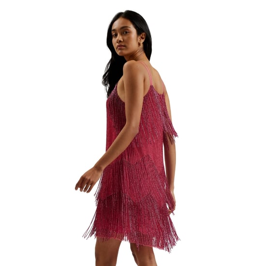 Ted Baker Diveria Pink Mini Dress With Tassels - Image 5
