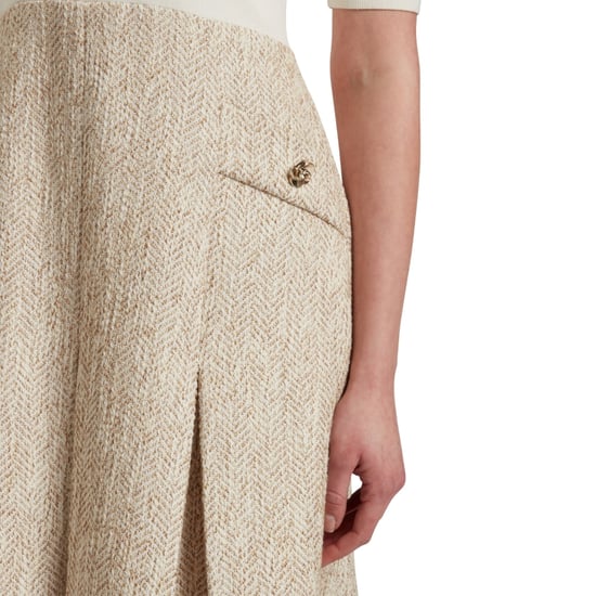 Ted Baker Vulpad Gebreide Bouclé Mini-jurk In Ivoorkleur - Image 5