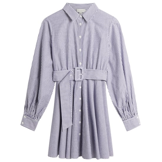 Ted Baker Ibarra Cotton Shirt Navy Mini Dress - Image 1