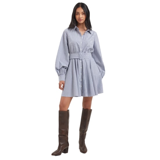 Ted Baker Ibarra Cotton Shirt Navy Mini Dress - Image 3