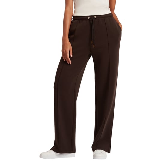 Ted Baker Nowelll Cupro Joggingbroek Met Split Aan De Zoom In Donkerbruin - Image 2
