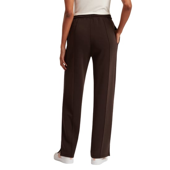 Ted Baker Nowelll Cupro Joggingbroek Met Split Aan De Zoom In Donkerbruin - Image 3