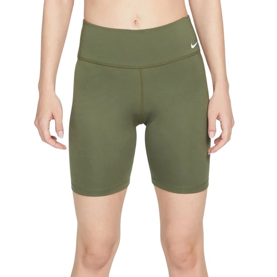 Women's Nike Dri-fit Mid-rise Brief-lined Green Shorts - Image 2