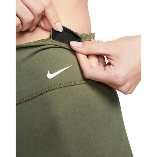 Women's Nike Dri-fit Mid-rise Brief-lined Green Shorts - Image 4