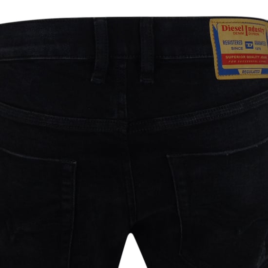 Diesel Tepphar-x Svarta Denimjeans - Image 3
