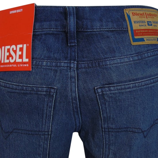 Diesel 1995 D-sark Donkerblauwe Denim Broek - Image 4