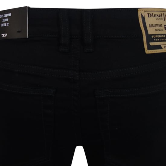 Diesel 1979 Sleenker Black Jeans - Image 6