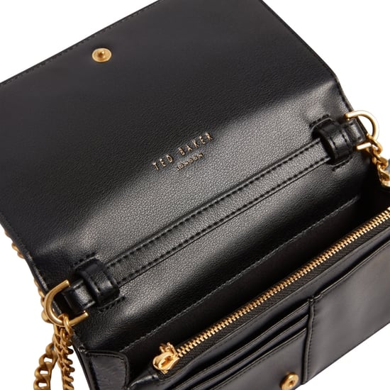 Ted Baker Black Crossbody Flapover Bag - Image 3