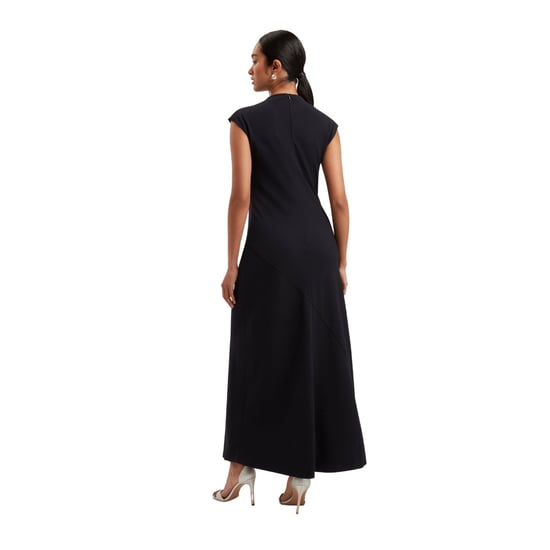 Ted Baker Kyamos Maxi-jurk Met Draperiedetails En Slip In Marineblauw - Image 3