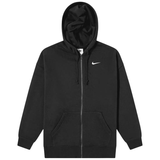 Nike Essentials Oversized Full Zip Black Hoodie - Image 1