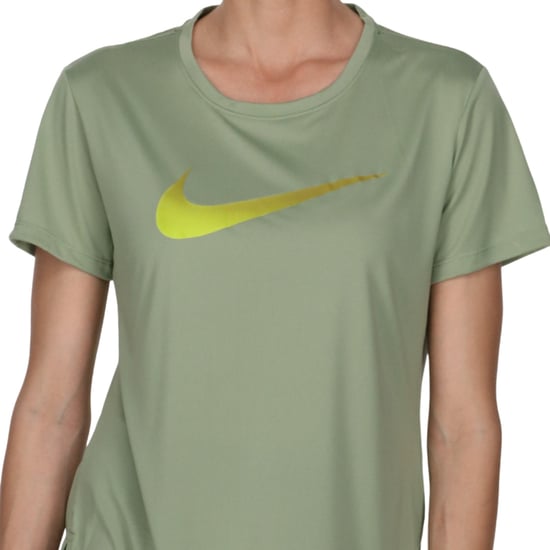 Nike One Dri-fit Swoosh Green T-shirt - Image 4