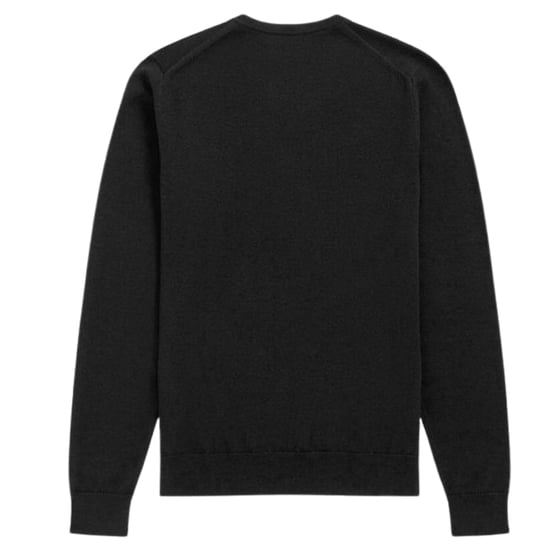 Fred Perry Klassieke V-hals Zwarte Trui - Image 2