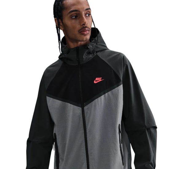 Nike Tech Windrunner Vävd Rökgrå Jacka - Image 2