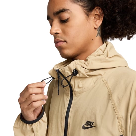 Nike Tech Woven Heldragkedja Khaki Jacka - Image 4