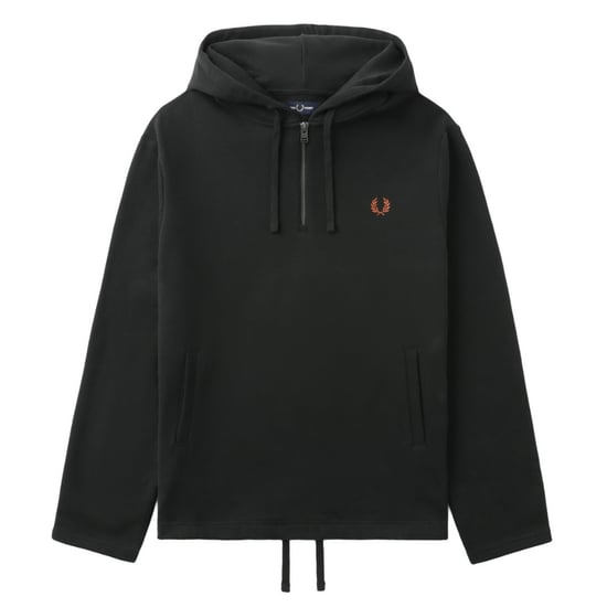 Fred Perry Hooded Smock Night Green Sweater - Image 1