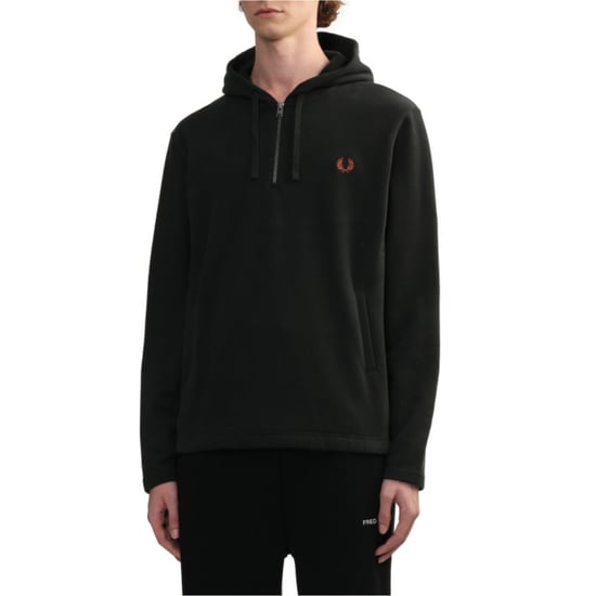 Fred Perry Hooded Smock Night Green Sweater - Image 3