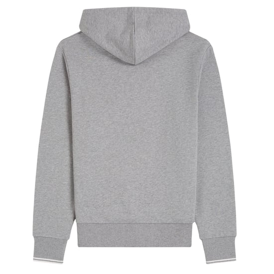 Fred Perry Getipte Grijze Gemêleerde Hoodie - Image 2